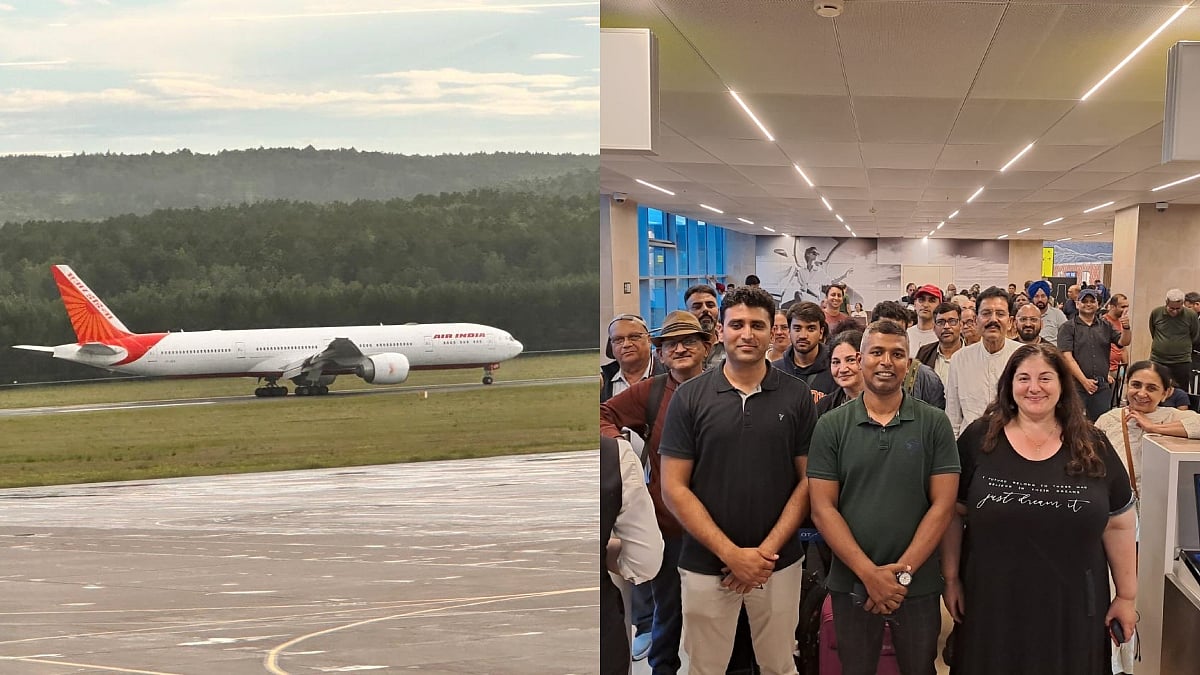 X/@IndEmbMoscow : The Air India rescue flight landed in San Francisco early on Saturday. | 